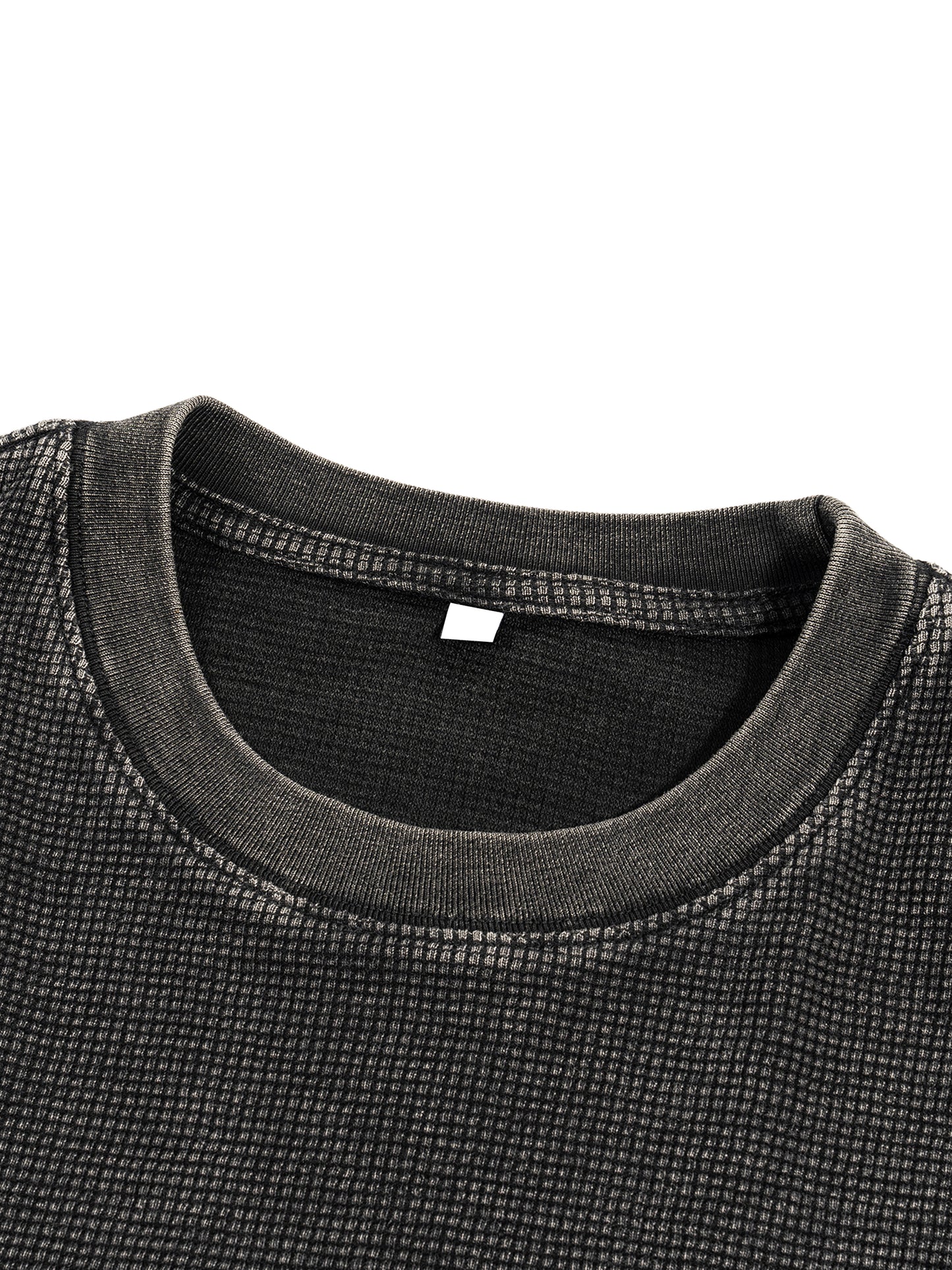 Basic UNDER8ED. Waffle-Texture Shirt