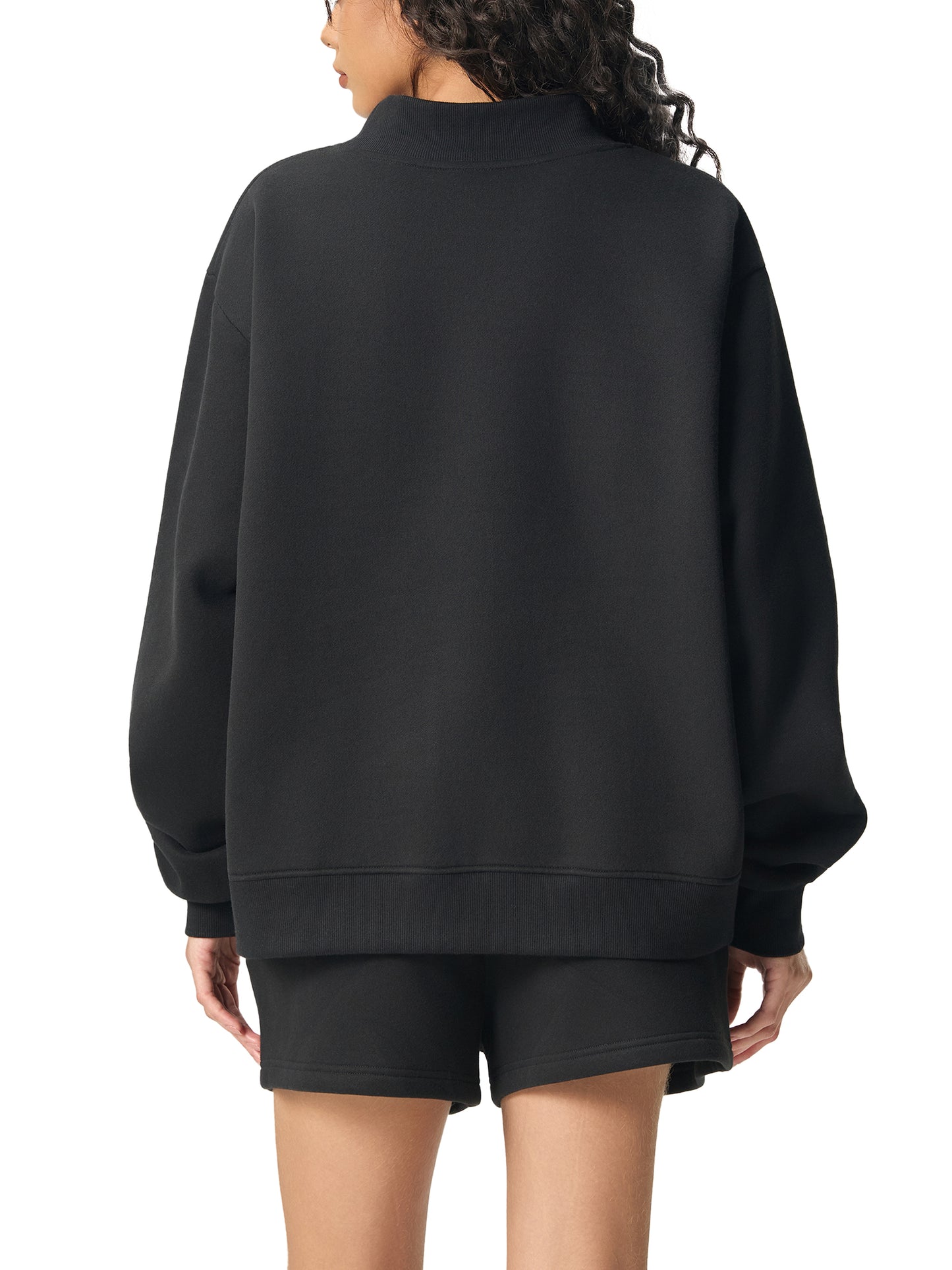 Heavyweight Mock Neck Crewneck
