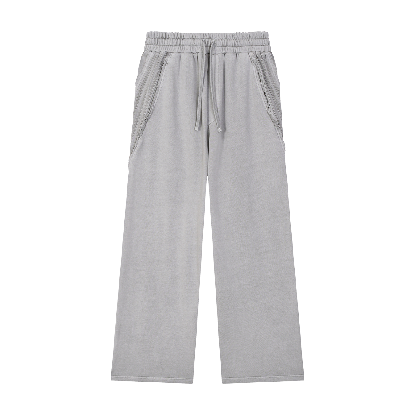 Baggy Stripe Ripped Sweatpants
