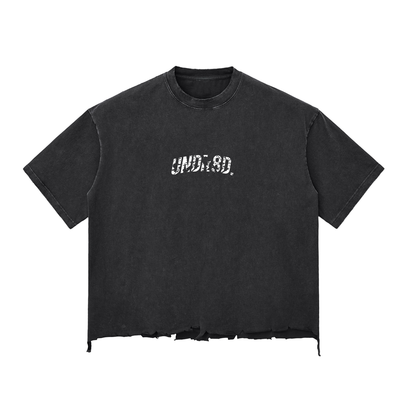 UNDER8ED. Ripped Boxy T-shirt