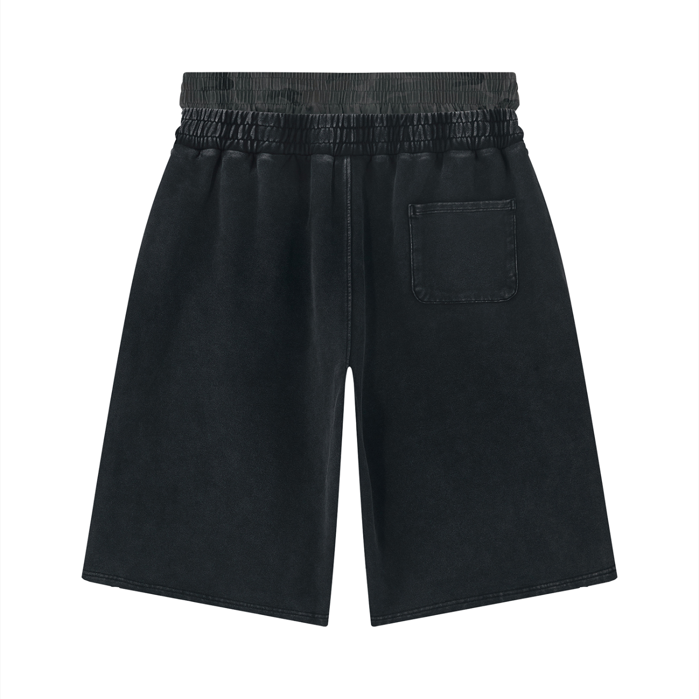 Baggy Distressed Cotton Shorts
