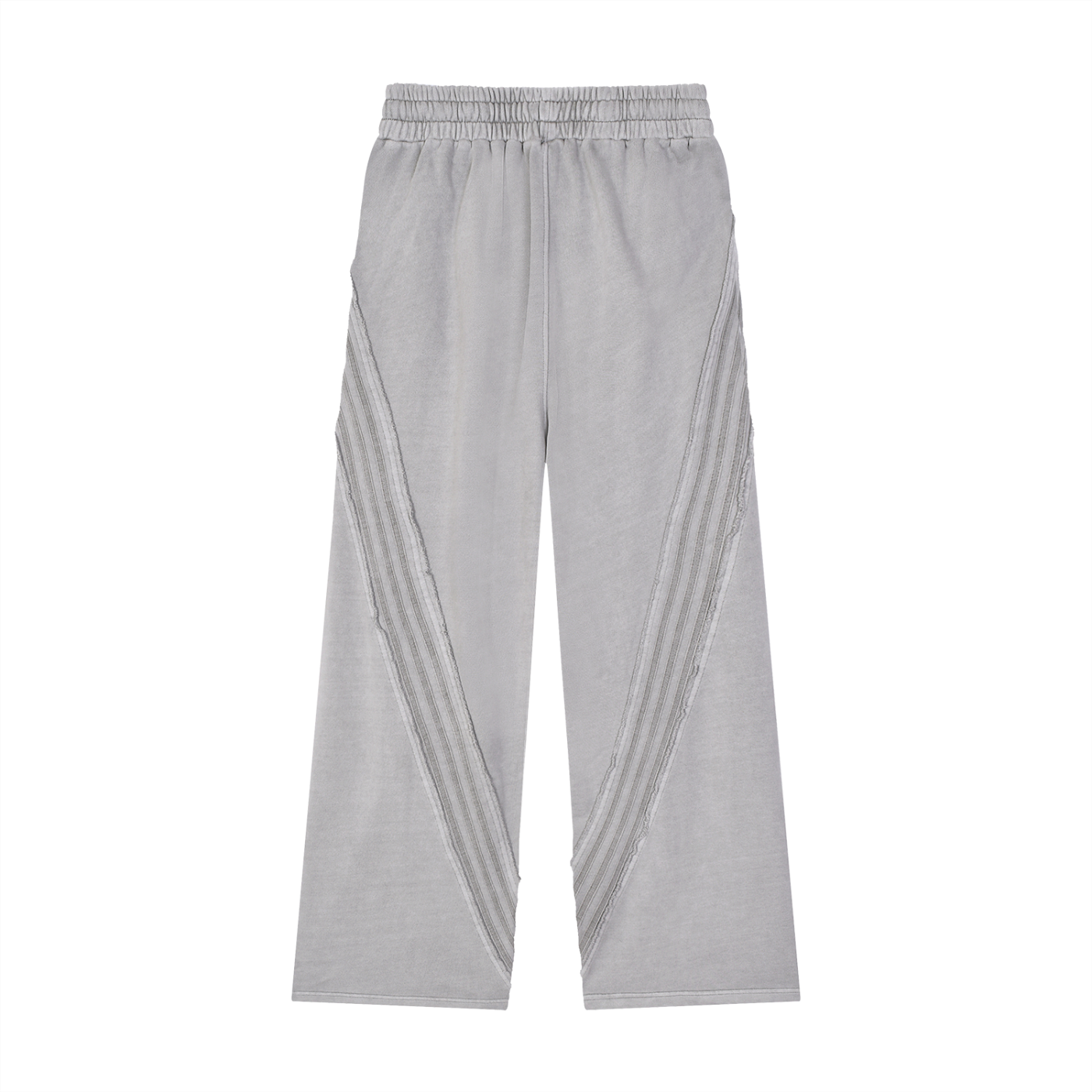 Baggy Stripe Ripped Sweatpants