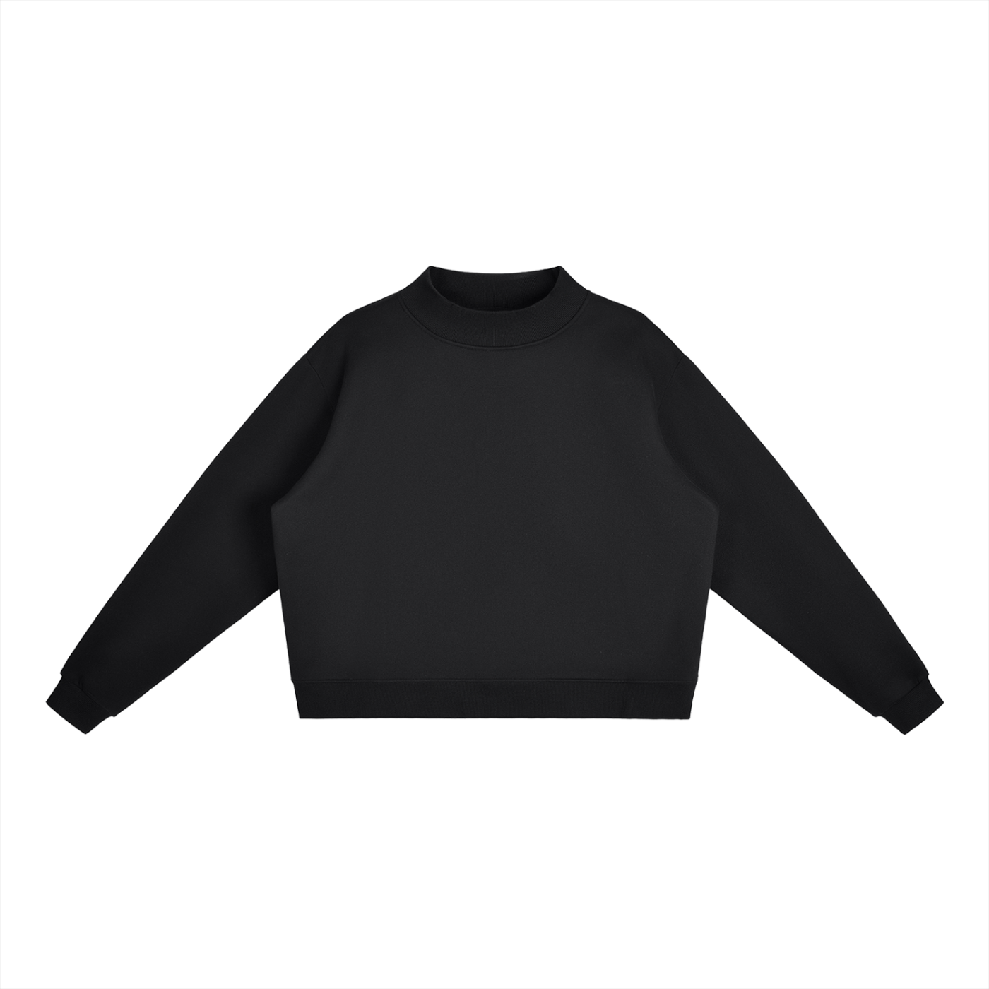 Heavyweight Mock Neck Crewneck