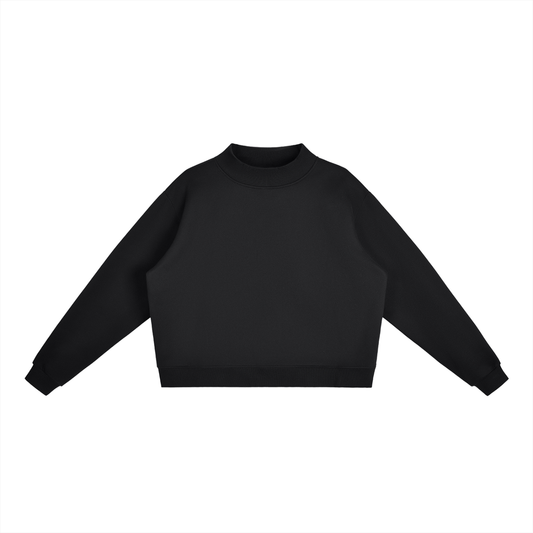 Heavyweight Mock Neck Crewneck