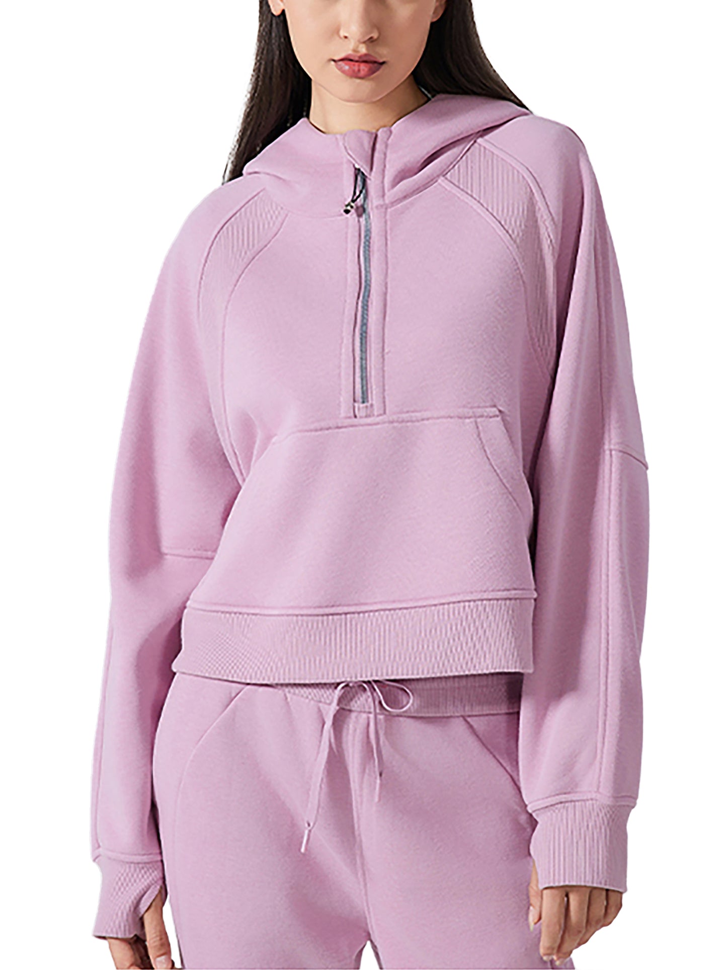 U8 Cropped Half Zip