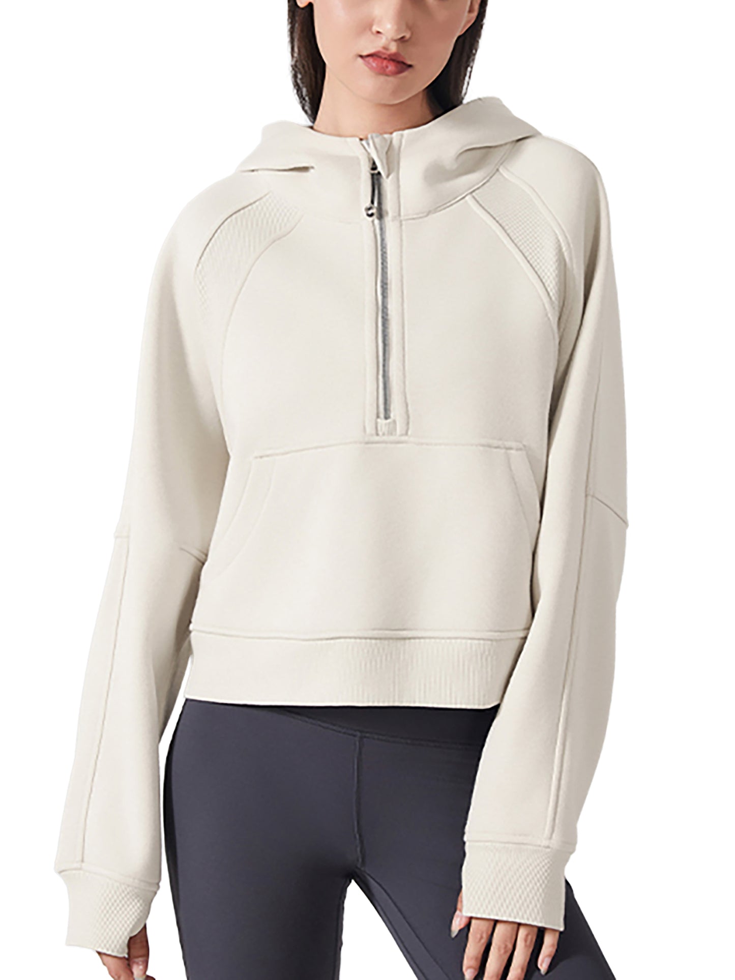 U8 Cropped Half Zip