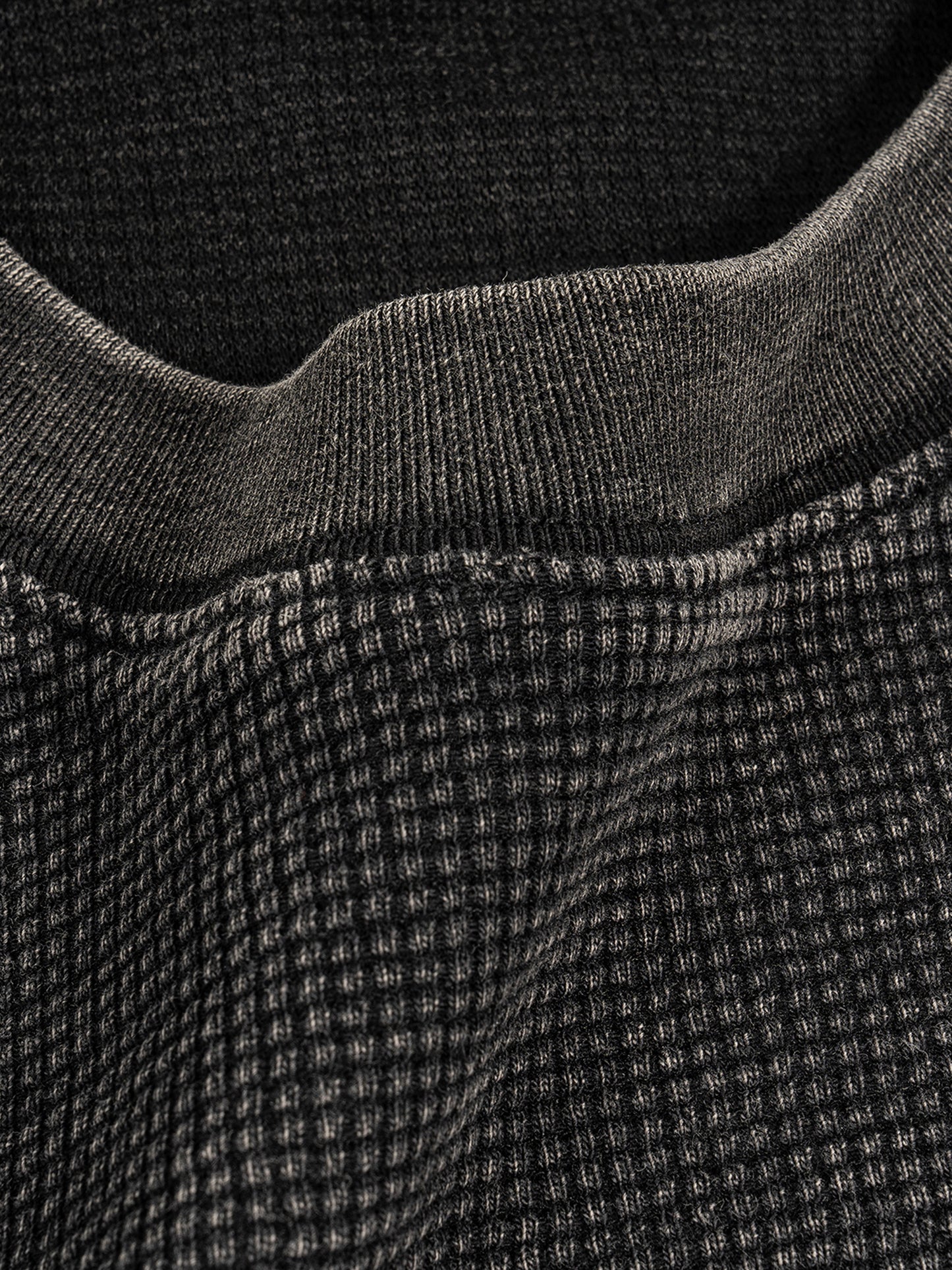 Basic UNDER8ED. Waffle-Texture Shirt