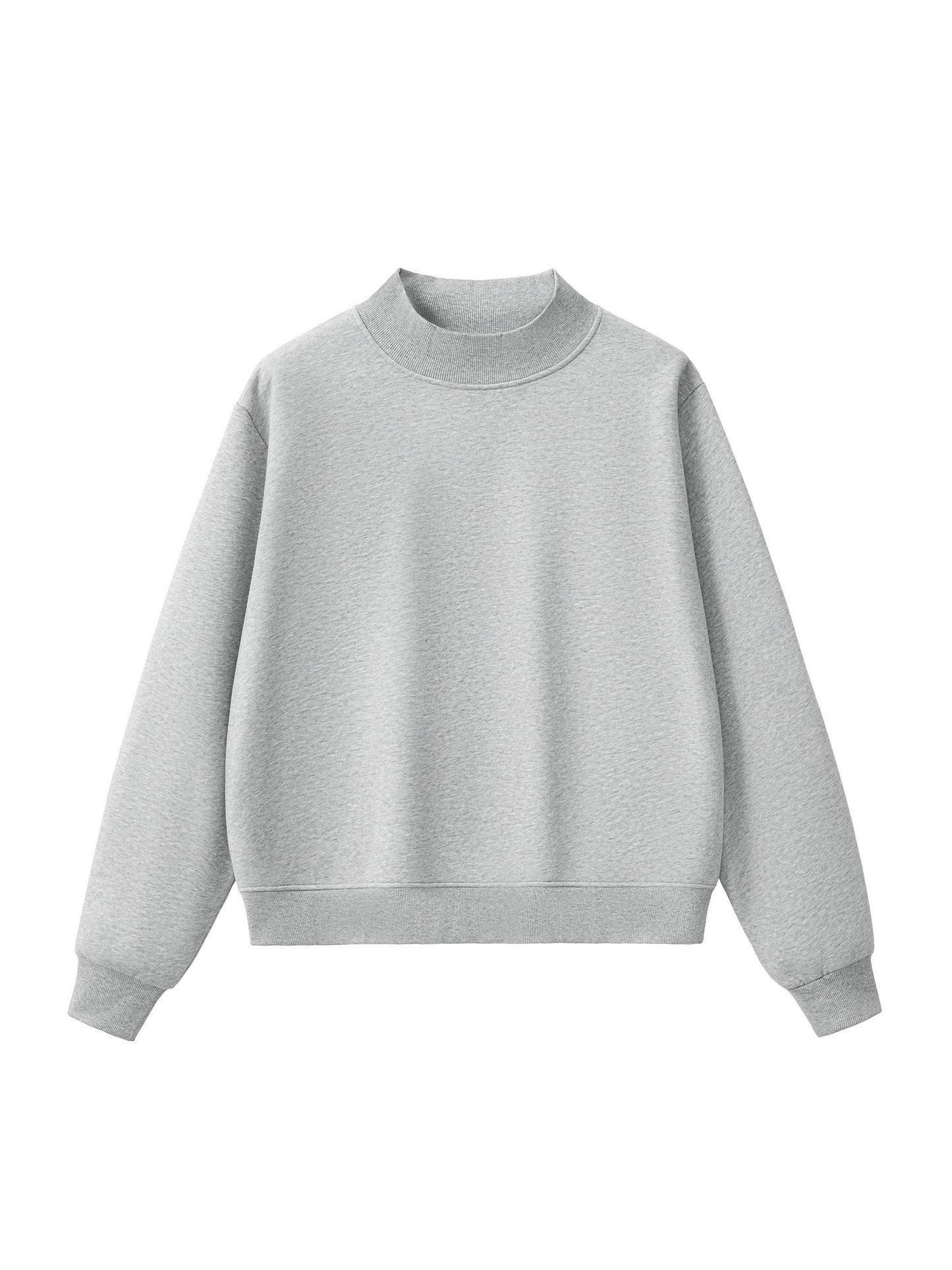 Heavyweight Mock Neck Crewneck